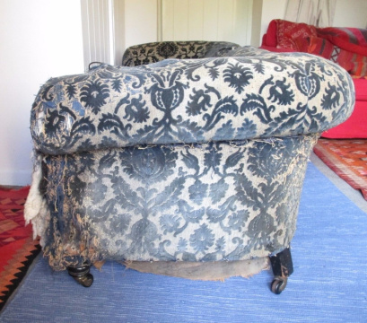Antique Damask Chesterfield